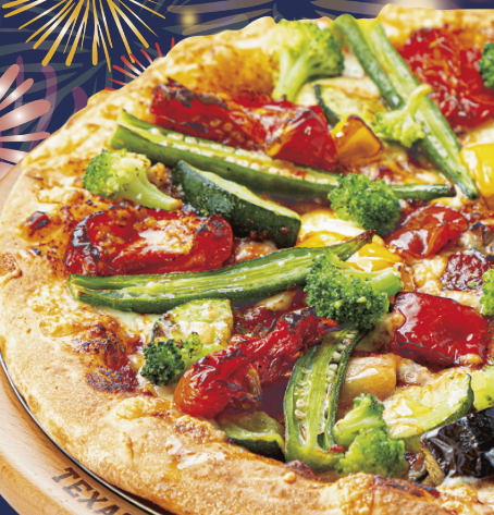 写真：ゴロゴロ夏野菜ピザ