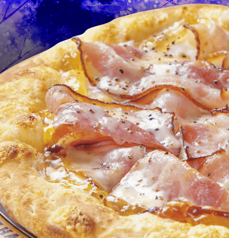 写真：クワトロチーズベーコン〜はちみつソース〜