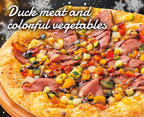 カモと彩り野菜